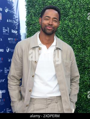 LOS ANGELES - 23. JUN: Jay Ellis bei der MPTF NextGen Annual Summer Party 2024 im NeueHouse am 23. Juni 2024 in Los Angeles, KALIFORNIEN Stockfoto