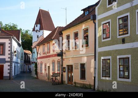 Geografie / Reise, Slowakei, Ceske Budejovice, Blick auf den Rabenstein Turm, ADDITIONAL-RIGHTS-CLEARANCE-INFO-NOT-AVAILABLE Stockfoto