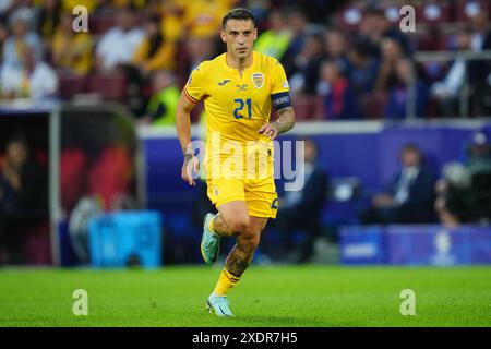 Köln, Deutschland. Juni 2024. Nicolae Stanciu aus Rumänien spielte am 22. Juni 2024 im Rhein Energie Stadion in Köln während des UEFA Euro 2024-Spiels zwischen Belgien und Rumänien, Gruppe E, Datum 2. (Foto: Bagu Blanco/PRESSINPHOTO) Credit: PRESSINPHOTO SPORTS AGENCY/Alamy Live News Stockfoto