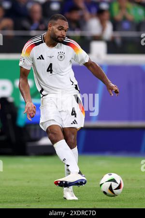 Frankfurt, Deutschland. Juni 2024. Jonathan Tah (Deutschland) während des UEFA-Europameisterschaftsspiels in der Commerzbank-Arena in Frankfurt. Der Bildnachweis sollte lauten: David Klein/Sportimage Credit: Sportimage Ltd/Alamy Live News Stockfoto