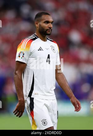 Frankfurt, Deutschland. Juni 2024. Jonathan Tah (Deutschland) während des UEFA-Europameisterschaftsspiels in der Commerzbank-Arena in Frankfurt. Der Bildnachweis sollte lauten: David Klein/Sportimage Credit: Sportimage Ltd/Alamy Live News Stockfoto