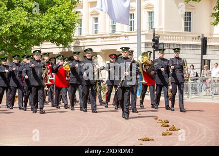 London, Großbritannien. Juni 2024. Probe für den Besuch des Kaisers von Japan morgen Credit: Richard Lincoln/Alamy Live News Stockfoto