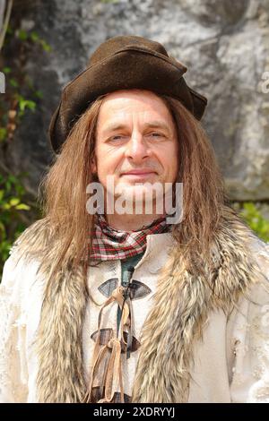 Volker Zack. Karl May Pressekonferenz mit Fotoprobe zu Winnetou II., Ribanna und Old Firehand. Bad Segeberg, 21.06.2024 Bitte Bildunterschrift : IMAGO Michael Wigglesworth *** Volker Zack Karl May Pressekonferenz mit Fotoprobe für Winnetou II, Ribanna und Alte Feuerhand Bad Segeberg, 21 06 2024 Bitte Bildunterschrift IMAGO Michael Wigglesworth Stockfoto