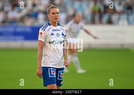 Norrkoping, Schweden, 24. Juni 2024: My Cato (5 IFK Norrkoping) im Spiel in der schwedischen Liga OBOS Damallsvenskan am 24. Juni 2024 zwischen IFK Norrkoping und IF Brommapojkarna in der Platinumcars Arena in Norrkoping, Schweden (Peter Sonander/SPP) Credit: SPP Sport Press Photo. /Alamy Live News Stockfoto