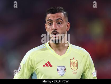 Düsseldorf, Deutschland. Juni 2024. Joselu von Spanien während des Spiels der UEFA-Europameisterschaft in der Düsseldorfer Arena. Der Bildnachweis sollte lauten: David Klein/Sportimage Credit: Sportimage Ltd/Alamy Live News Stockfoto