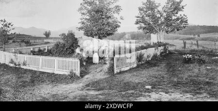 John Browns Grab in North Elba, New York, 1897 Stockfoto