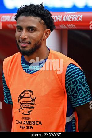 Inglewood, Usa. Juni 2024. Ederson aus Brasilien während des CONMEBOL Copa America Gruppenspiels zwischen Brasilien und Costa Rica am 24. Juni im SoFi Stadium in Inglewood, USA. Foto: Rodrigo Caillaud/DiaEsportivo/Alamy Live News Credit: DiaEsportivo/Alamy Live News Stockfoto