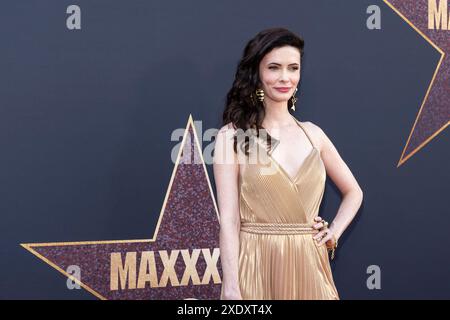 Hollywood, USA. Juni 2024. Bitsie Tulloch besucht am 24. Juni 2024 die Ankunft von A24’s „MAXXXINE“ im TCL Chinese Theatre in Hollywood, CA. (Foto: Corine Solberg/SipaUSA) Credit: SIPA USA/Alamy Live News Stockfoto