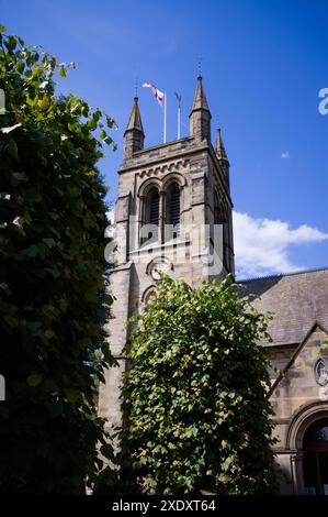 Der All Saints Church Tower in Helmsley, North Yorkshire Stockfoto
