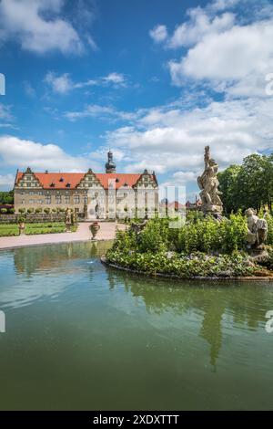 Geographie / Reise, Deutschland, Baden-Württemberg, Schloss Weikersheim, ADDITIONAL-RIGHTS-CLEARANCE-INFO-NOT-AVAILABLE Stockfoto
