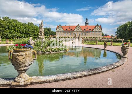 Geographie / Reise, Deutschland, Baden-Württemberg, Schloss Weikersheim, ADDITIONAL-RIGHTS-CLEARANCE-INFO-NOT-AVAILABLE Stockfoto