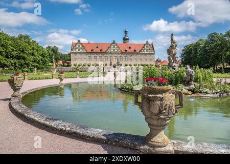 Geographie / Reise, Deutschland, Baden-Württemberg, Schloss Weikersheim, ADDITIONAL-RIGHTS-CLEARANCE-INFO-NOT-AVAILABLE Stockfoto