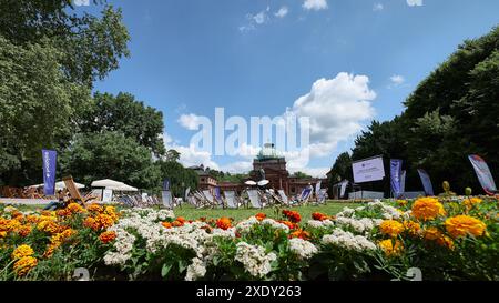 Bad Homburg, Hessen, Deutschland. Juni 2024. Impressionen während der BAD HOMBURG OPEN präsentiert von SOLARWATTT- WTA500 - Womens Tennis (Credit Image: © Mathias Schulz/ZUMA Press Wire) NUR REDAKTIONELLE VERWENDUNG! Nicht für kommerzielle ZWECKE! Stockfoto