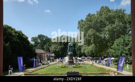 Bad Homburg, Hessen, Deutschland. Juni 2024. Impressionen während der BAD HOMBURG OPEN präsentiert von SOLARWATTT- WTA500 - Womens Tennis (Credit Image: © Mathias Schulz/ZUMA Press Wire) NUR REDAKTIONELLE VERWENDUNG! Nicht für kommerzielle ZWECKE! Stockfoto