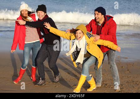 Lebensstile, Hendaye Beach Stockfoto