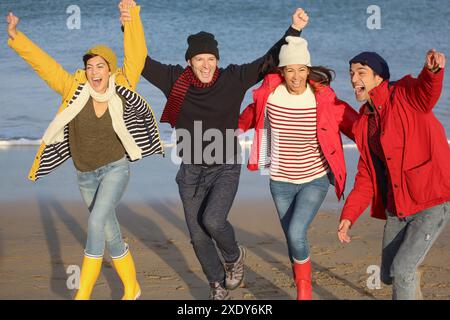 Lebensstile, Hendaye Beach Stockfoto
