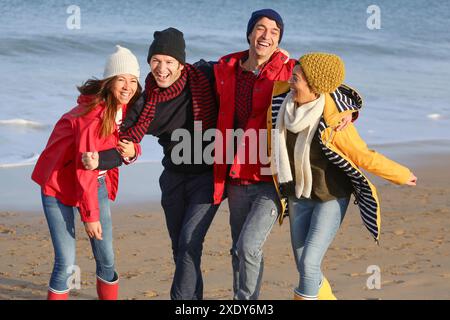 Lebensstile, Hendaye Beach Stockfoto