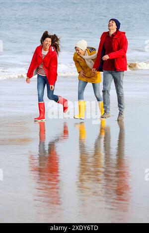 Lebensstile, Hendaye Beach Stockfoto