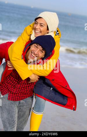 Lebensstile, Hendaye Beach Stockfoto