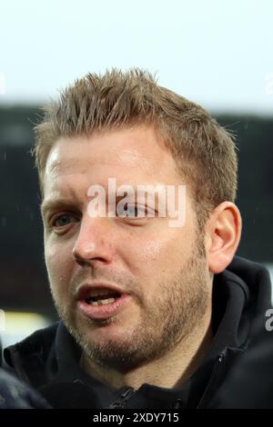 1. BL: 17-18 - 23. Spieltag - Freiburg vs. Bremen Stockfoto