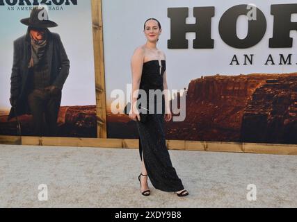 Los Angeles, Usa. Juni 2024. Jena Malone besucht am Montag, den 24. Juni 2024 die Premiere des Westerndramas Horizon: An American Saga - Chapter 1 im Regency Theatre in Los Angeles. Storyline: Erzählt eine facettenreiche, 15-jährige Spanne der Expansion und Besiedlung des amerikanischen Westens vor und nach dem Bürgerkrieg. Foto: Jim Ruymen/UPI Credit: UPI/Alamy Live News Stockfoto