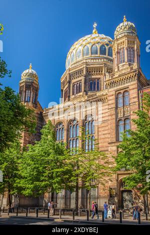 Geographie / Reise, Deutschland, Berlin, neue Synagoge in der Oranienburger Straße, ADDITIONAL-RIGHTS-CLEARANCE-INFO-NOT-AVAILABLE Stockfoto