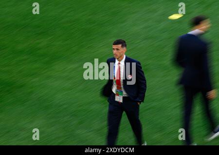 DÜSSELDORF, DEUTSCHLAND - 25. JUNI 2024: Das Fußballspiel der EURO 2024 Albanien gegen Spanien in der Duesseldorf Arena Stockfoto