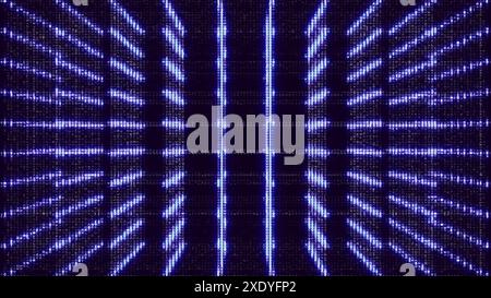 Abbildung. Ein Ornament aus dem Programmiercode Stockfoto