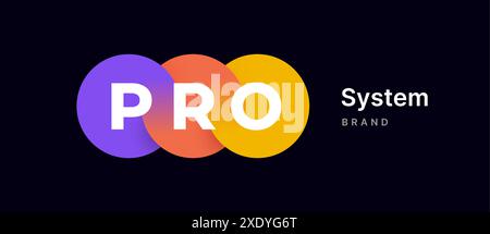 Schild, Kreis. Abstraktes Symbol Stock Vektor