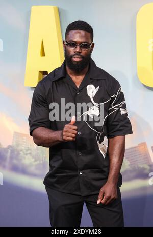 London, Großbritannien. Juni 2024. Ghetts nimmt an der britischen Premiere von „Supacell“ im Odeon Luxe West End in London Teil. (Foto: Brett Cove/SOPA Images/SIPA USA) Credit: SIPA USA/Alamy Live News Stockfoto