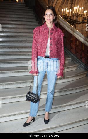 Paris, Frankreich. Juni 2024. Gast besucht Chanel Front Row während der PFW Haute Couture in Paris, Frankreich am 25. Juni 2024. Foto: Jerome Dominé/ABACAPRESS. COM Credit: Abaca Press/Alamy Live News Stockfoto