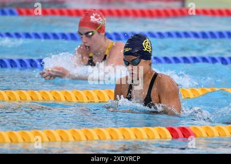 DI PASSIO Claudia 200M Medley Finale Frauen während der Schwimmen Internationals - LX Trofeo 'Sette Colli' IP im Foro Italico Swimming Center in Rom, Italien am 23. Juni 2024 Stockfoto