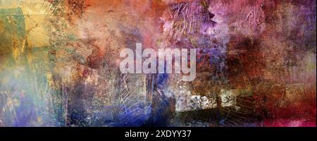 Hintergrund abstrakte Grunge Stein Wand Textur Malerei digital Stockfoto