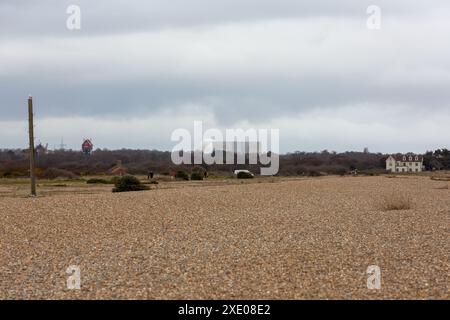 Aldeburgh Strand, Suffolk, UK Stockfoto