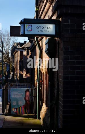 Die Umspannstation im LGBTQ Museum Qtopia Sydney Stockfoto