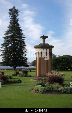 Das Choregic Monument of Lysicrates in Farm Cove, der Royal Botanic Garden Sydney Stockfoto