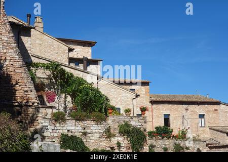 Spello in Italien Stockfoto