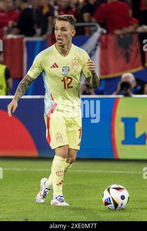 Düsseldorf Arena, Düsseldorf, Deutschland. Juni 2024. Euro 2024 Gruppe B Fußball, Albanien gegen Spanien; Alex Grimaldo (ESP) Credit: Action Plus Sports/Alamy Live News Stockfoto