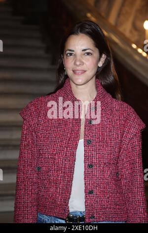 Paris, Frankreich. Juni 2024. Gast besucht Chanel Front Row während der PFW Haute Couture in Paris, Frankreich am 25. Juni 2024. Foto: Jerome Dominé/ABACAPRESS. COM Credit: Abaca Press/Alamy Live News Stockfoto