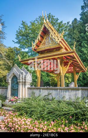 Geographie / Reise, Deutschland, Hessen, Siamese Thai-Sala Tempel in Bad Homburg vor der Hoehe Kurgärten, ADDITIONAL-RIGHTS-CLEARANCE-INFO-NOT-AVAILABLE Stockfoto
