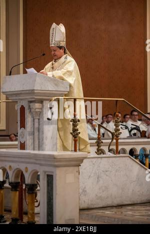 Feier des St. Joseph's Day, Schutzpatron von San Jose in der Metropolitan Cathedral, San Jose, Costa, Rica Stockfoto