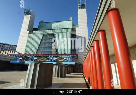 Palacio de Festivales de Cantabria (von dem Architekten Sáenz de Oiza). Santander. Kantabrien. Spanien Stockfoto