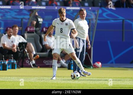 BERLIN – 25. JUNI: Alexander Prass aus Österreich beim Gruppenspiel der UEFA EURO 2024 zwischen den Niederlanden und Österreich im Olympiastadion am 25. Juni 2024 in Berlin. (Foto von Andre Weening/Orange Pictures)/Alamy Live News Stockfoto