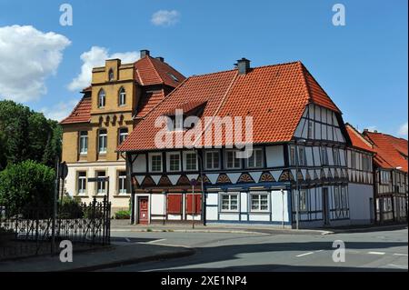 Fachwerkstadt Duderstadt, Deutschland Stockfoto