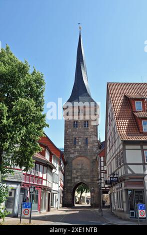 Westturm in Duderstadt, Deutschland Stockfoto