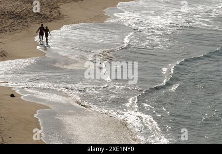 Playa de Ris. Noja. Kantabrien. Spanien Stockfoto