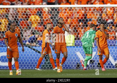Berlin, Deutschland, 25. Juni 2024. (l-r) Olympiastadion am 25. Juni 2024 in Berlin. ANP MAURICE VAN STEEN/Alamy Live News/Alamy Live News Stockfoto