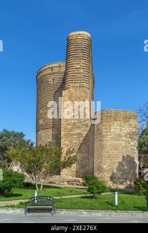 Jungfernturm, Baku, Aserbaidschan Stockfoto