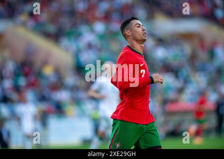 Cristiano Ronaldo gegen Irland Stockfoto