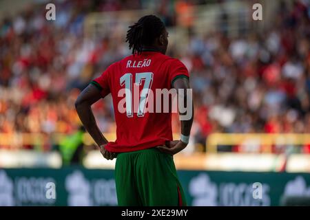 Rafael Leão Action aus dem Spiel gegen Irland Stockfoto